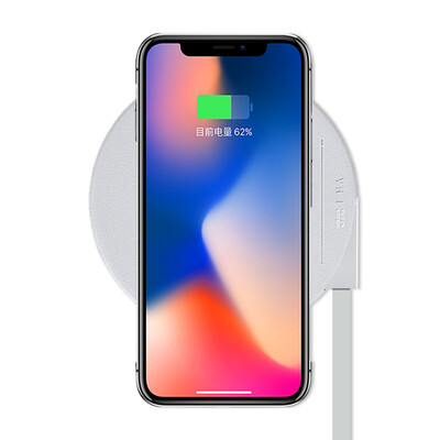

VH [и] Apple Wireless Charger Regular Edition iPhone X / 8 / 8Plus Samsung Мобильный телефон QI Core Chip Office Artifact Black Technology Ivory