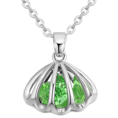 

Австрия Кристалл подвеска ожерелья для женщин дамы короткие цепи ожерелья Vintage моды ювелирные аксессуары 27907