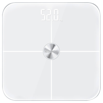 

Илайон (ICOMON) i5plus смарт-жировая шкала Bluetooth APP измеряет жировые шкалы здоровья ITO металлический адаптер для покрытия ios и Android прецизионные бытовые электронные весы