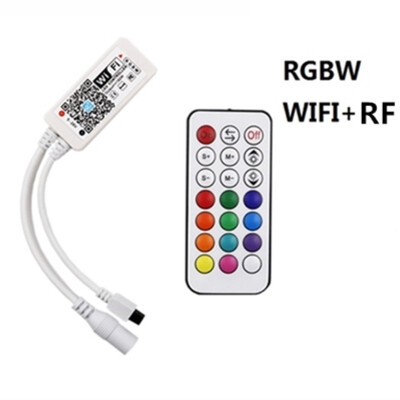 

Wi-Fi RGBW LED Управление Лер Мини dc12v с РФ 21Key/ir 24key Дистанционное управление для RGBWW Светодиодные ленты огни