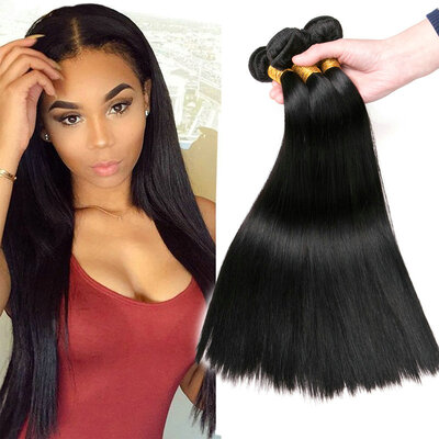 

CLAROLAIR Hair Peruvian Virgin Hair Weaves Peruvian Virgin Hair Straight 3 Bundles Cheap Human Hair Weaves