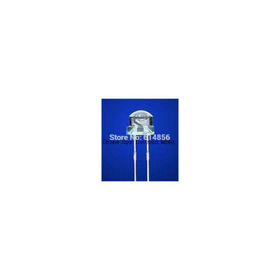 

500PCS 5mm super bright white light-emitting diode DIP LED straw hat astigmia