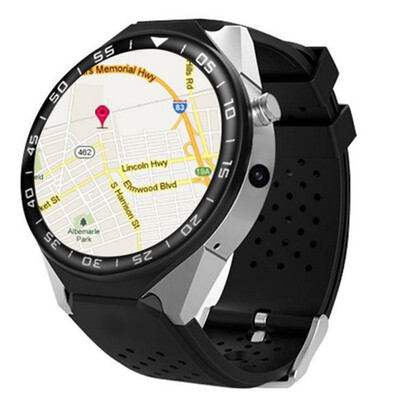 

SmartWatch 1GB / 16GB Android 5.1 Wristwatch Heart Rate Monitor Сенсорный экран Поддержка GPS Wifi SIM Bluetooth 4.0 Smart Watch iOS