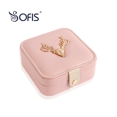 

SOFIS portable jewelry box jewelry storage box jewelry box single layer simple jewelry box gift female