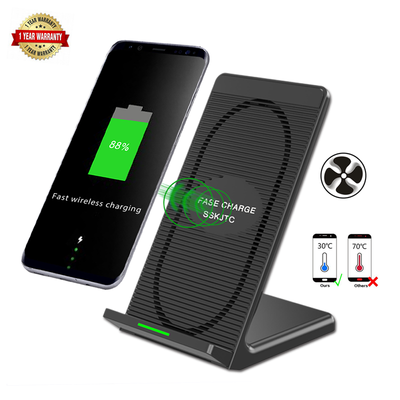 

Fast Wireless Charger with Fan SSKJTC Charging Stand with Cooling Fan 10 W 2 Coils Charging Pad for iPhone X iPhone 8 iPhone 8