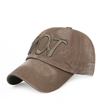 

Мужчины Guttavalli Мужчины Мода Хлопок Бейсбольные шапки Летние солнцезащитные буквы Вышивка Шапки Мягкие Досуг Регулируемые Sunhats