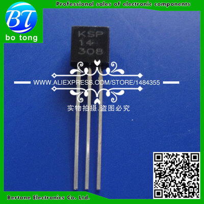 

MPSA14 KSP14 A14 TO-92 05A30V NPN Transistor 1000Pcs