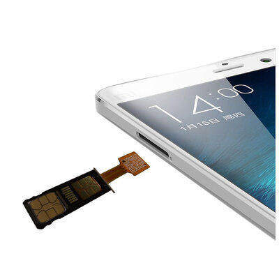 

Hybrid Double Dual Nano SIM Card Adapter converter Extender sim external for XIAOMI REDMI NOTE 3 4 max mi