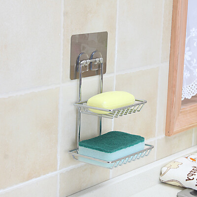 

[Супермаркет] Jingdong дом двойного праздник присоска мыла стойку двойной слив мыльница мыльница туалетного мыла перетащить SQ-1022