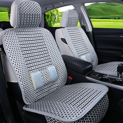 

GREAT LIFE car seat cushion summer ice silk cool pad sagitar magotan Tiguan Buick Camry Cruze Volkswagen Corolla four seasons universal silver gray comfortable models