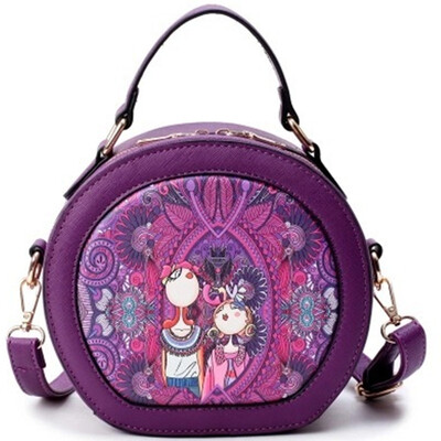

Hot spring 2018 spring small bag printing shoulder Messenger bag fashion wild hand bag
