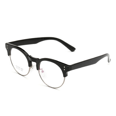 

2018 корейская мода оптических TR90 высокое качество Очки Для женщин ретро Брендовая дизайнерская обувь половина Рамки прозрачные