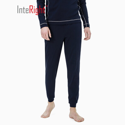

INTERIGHT home service mens cotton trousers pajamas pajamas home service navy blue