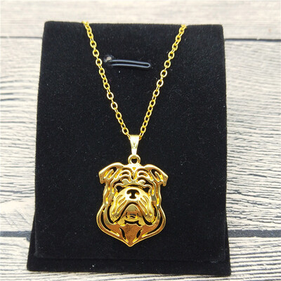 

New English Bulldog Necklace Trendy Style English Bulldog Pendant Necklace Women Pet Jewellery Fashion Animal Dog Jewellery