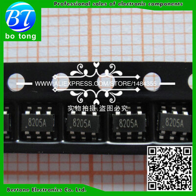 

100PCS DW01+ 8205A combination SOP23-6 battery protection chip each 50pcs