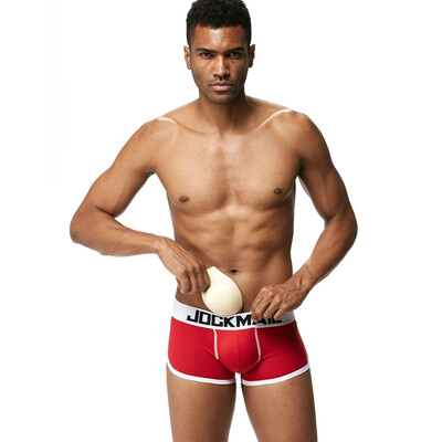 

JOCKMAIL Mens Cotton Cup Boxer Briefs Sexy U convex Sexy pants GAY
