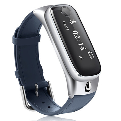 

Smart Bracelet band Bluetooth 4.0 Гарнитуры Сонный монитор Фитнес-трекер для IOS Android Phone Call Watch Информация Push Ear