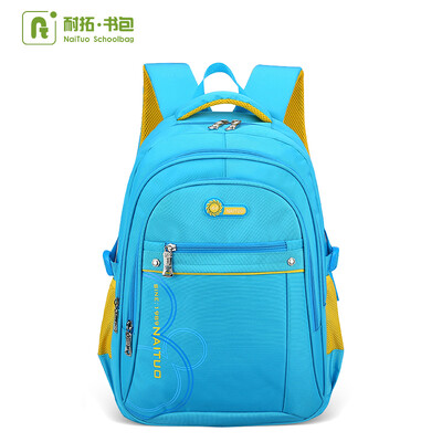 

Nato NAITUO school bag N830 primary school large-capacity school bag male 1-2-3-6 grade childrens school bag 6-12 years old child bag rose red trumpet