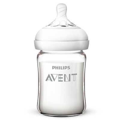 

Philips AVENT UK brand AVENT wide-bore natural smooth newborn baby bottle 6oz160ml SCF67833