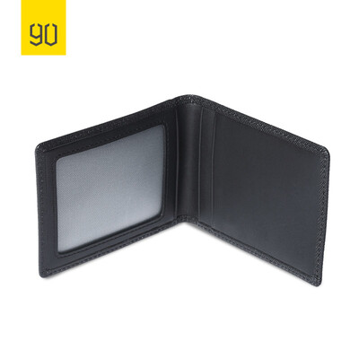 

Xiaomi Mi Ecosystem 90FUN Concise Business Card Holder Safiano Genuine Leather Horizontal Style Man Women