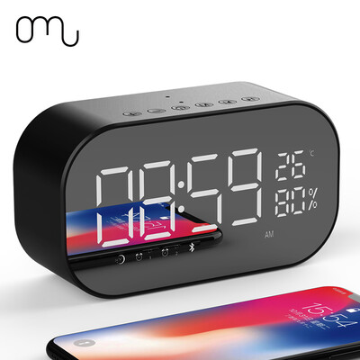 

Omu N1 Creative Двойной динамик Bluetooth Громкоговоритель Зеркальная сигнализация Беспроводная наружная мини-звуковая карта U-диск Портативный мобильный компьютер Автомобильный рабочий сабвуфер Радио Черный