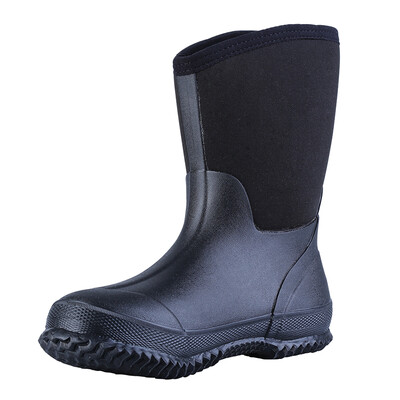 

Hellozebra 2018 new fashion Mens Rain Boots Waterproof Rainboots Rainday Water Shoes Adult Shoes Skid size 39-45 Rubber