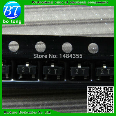 

100PCS New MMBT4403LT1G MMBT4403 2N4403 06A 40V Marking code 2T PNP transistor SOT23