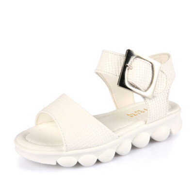 

2018 New Girls Sandals Summer Soft Bottom Beach Shoes Fashin Girls Sandals High Quality Students Flat Shoes Kids Shoes