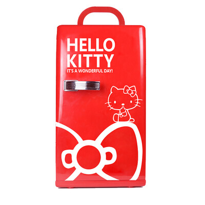 

Hello Kitty4L-25L car refrigerator heating box car dual-use mini portable small refrigeration heating refrigerated girls student dormitory incubator incubator 12L red