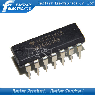 

10PCS SN74HC04N DIP14 SN74HC04 DIP 74HC04N 74HC04 new and original IC free shipping