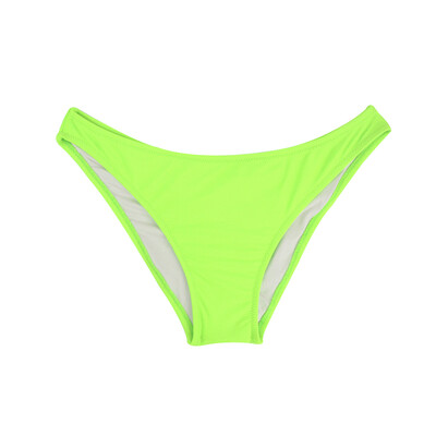 

M&M 2018 Girls Sexy Low Waist Candy Colors Bikini Bottom Women Print Cheeky Small Swim Briefs Sporty Shorts