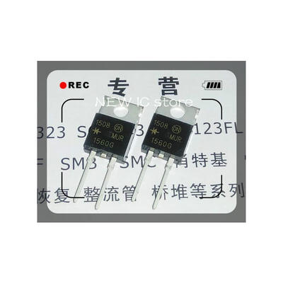 

100PCS MUR1560G MUR1560 600V15A TO220 New and original