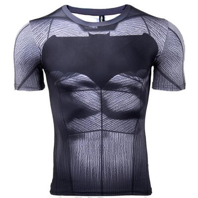 

Batman VS Superman T Shirt Tee 3D Printed T-shirts Men Short Raglan sleeve Fitness Cosplay Costume Slim Fit Compression Top Male