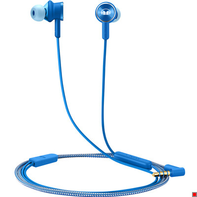 

Glory Mighty Headphones 2 AM17 Subwoofer HiFi Stereo Cable In-Ear Headphones Blue