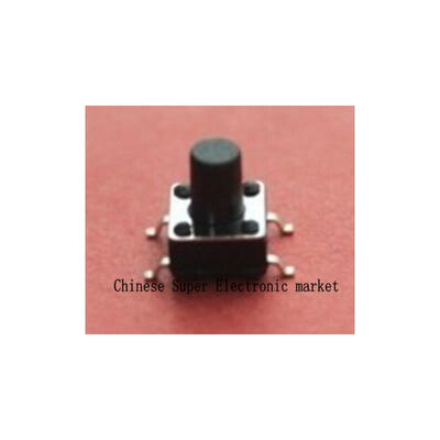 

100PCS Touching Switch Button Microswitch 4pin SMD 6mm X 6mm X 8mm 668MM 6x6x8mm