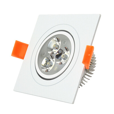 

LED Dimmable lights LED downlight lamp 3W Теплый белый 110V 220V диммер Встраиваемый светодиодный прожектор