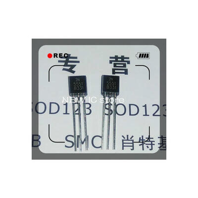 

Free Shipping 500pcslot DIP 2N5551 06A 160V PNP Triode Small Power Transistor TO-92