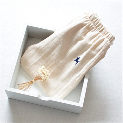 

2008 Summer Child Dress New Child Dress Mosquito proof Pants Embroidery fawn Child Girl Boy Casual Pants