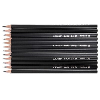 

Marco Axiom 8000 12pcs Hexagonal 2B Pencil Stationery