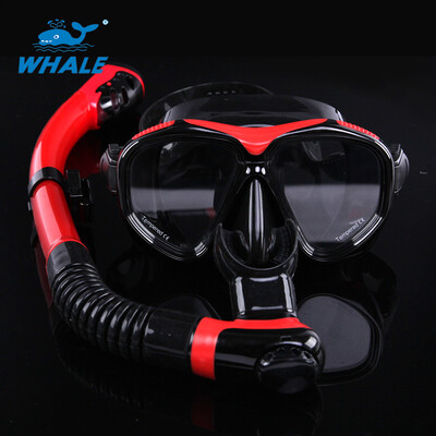 

Кит Menyelam Mask Set dengan Kering Snorkel Анти-туман Perlindungan dan Dual Sistem Tali-Intl