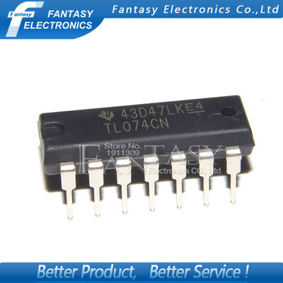 

100PCS TL074CN DIP14 TL074 DIP new and original IC free shipping