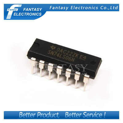 

10PCS SN74LS06N DIP14 SN74LS06 DIP 74LS06N 74LS06 new and original IC free shipping