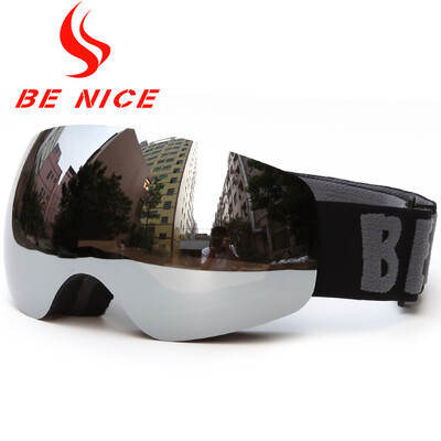 

Be Nice Brand Outdoor для детей с лыжными очками со съемным двойным слоем с противоскользящим двойным объективом Лыжи для лыж и сноубордов Snow-4700