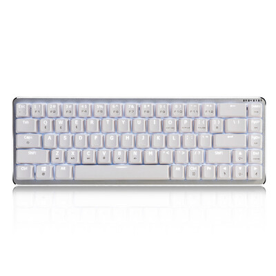 

Black Jazz AJAZZ zinc alloy wireless Bluetooth mechanical keyboard beautiful silver cherry green axis ipad Android Tablet Apple MAC