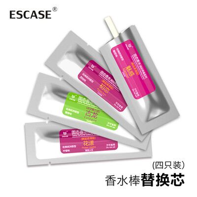 

ESCASE Car perfume replacement core car perfume air conditioning outlet perfume stick replacement core car odor fresh air solid aromatherapy core 6 Pack ES-AF-03