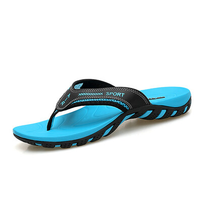 

Mens Summer Slippers Shoes Casual Outdoor Beach Flip Flops For Men Rubber sole
