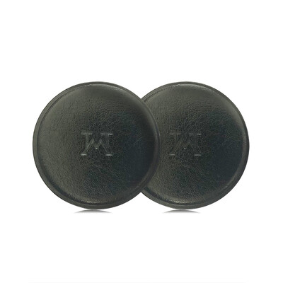 

TIMMOTU YCP02 Magnetic Car Phone Holder Magnetic Sheet Patch Holder Accessories Round Iron Sheet Wax Leather 2 Pack