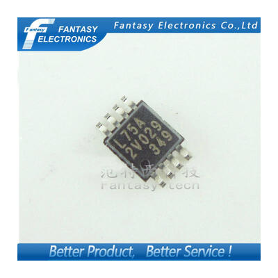 

10PCS LM75ADP MSOP8 LM75 MSOP L75A SMD new and original IC free shipping