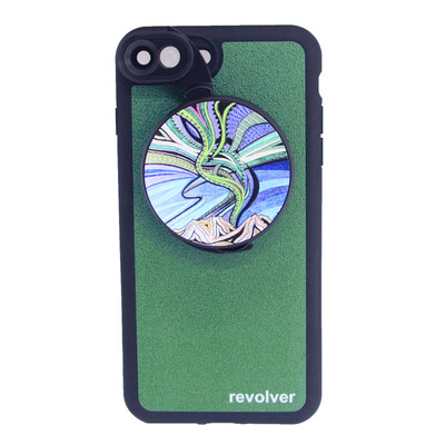 

Ztylus iphone 7P8P Universal Wide-angle Macro Fisheye 6-in-1 Apple iPhone Lens Kit Aurora Green