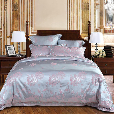 

Больше любви (DOHIA) штраф жаккард четыре набора европейских и американских постельных принадлежностей набор домашнего текстиля постельные принадлежности поэтический 1,8 метра